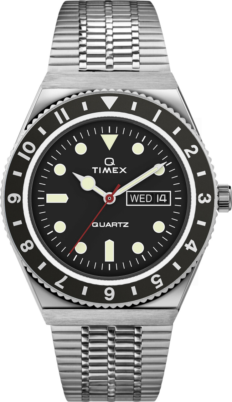 Montre TIMEX Q - Diver Black Finish_toute acier