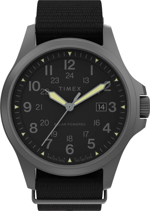 Montre TIMEX Expedition® North Field Solar 41 mm Bracelet tissu noir