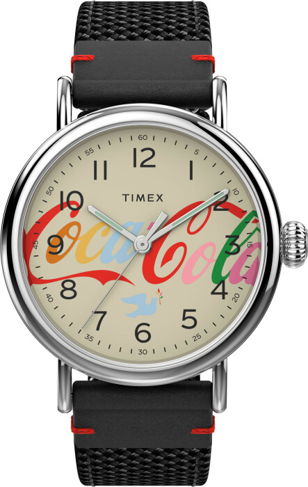 Montre Timex ronde Coca-Cola Edition limitée