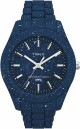 Montre TIMEX bleu oc&eacute;an en plastique Waterbury 42 mm