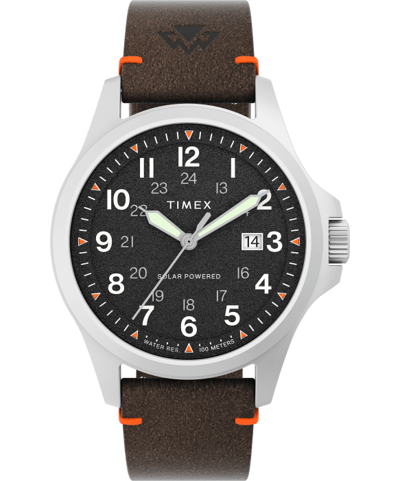 Montre TIMEX Expedition Field Post Solar 41 mm Bracelet cuir