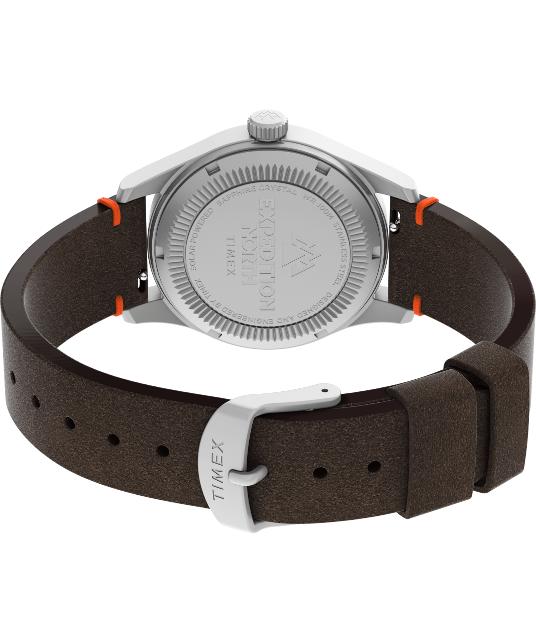 Montre TIMEX Expedition Field Post Solar 41 mm Bracelet cuir_arriere