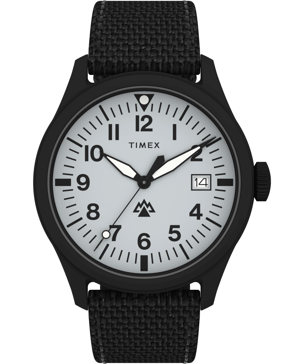 Montre TIMEX Expedition Traprock 43 mm Bracelet tissu noir
