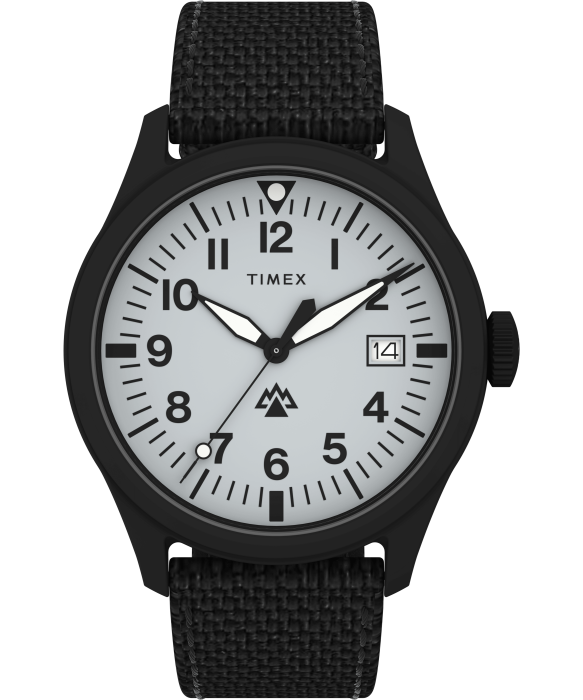 Montre TIMEX Expedition Traprock 43 mm Bracelet tissu noir