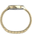 Montre homme TIMEX bracelet acier dor&eacute; boitier acier Easy reader 40 mm_profil