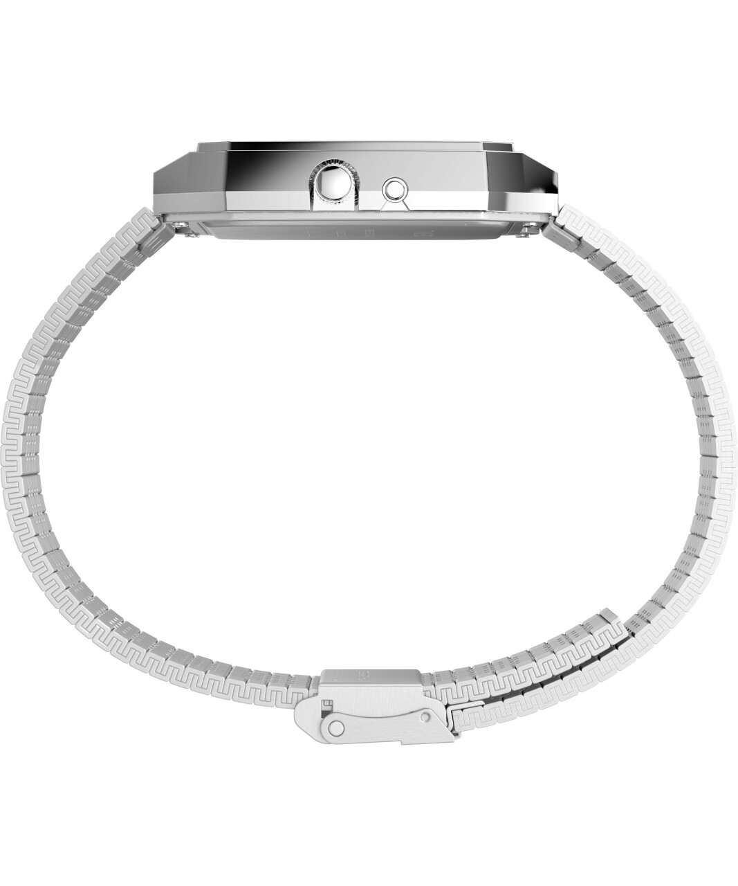 Montre TIMEX Q 1982 Reissue 33 mm en bracelet acier_profil