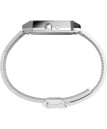 Montre TIMEX Q 1982 Reissue 33 mm en bracelet acier_profil