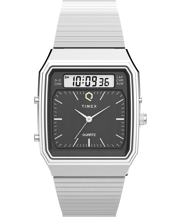 Montre TIMEX Q 1982 Reissue 33 mm en bracelet acier