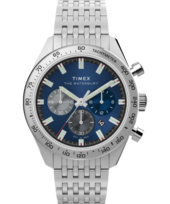 Montre TIMEX Waterbury Traditional Chronograph 41 mm en acier