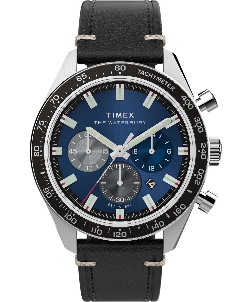 Montre TIMEX Waterbury Traditional Chronograph 41 mm noire