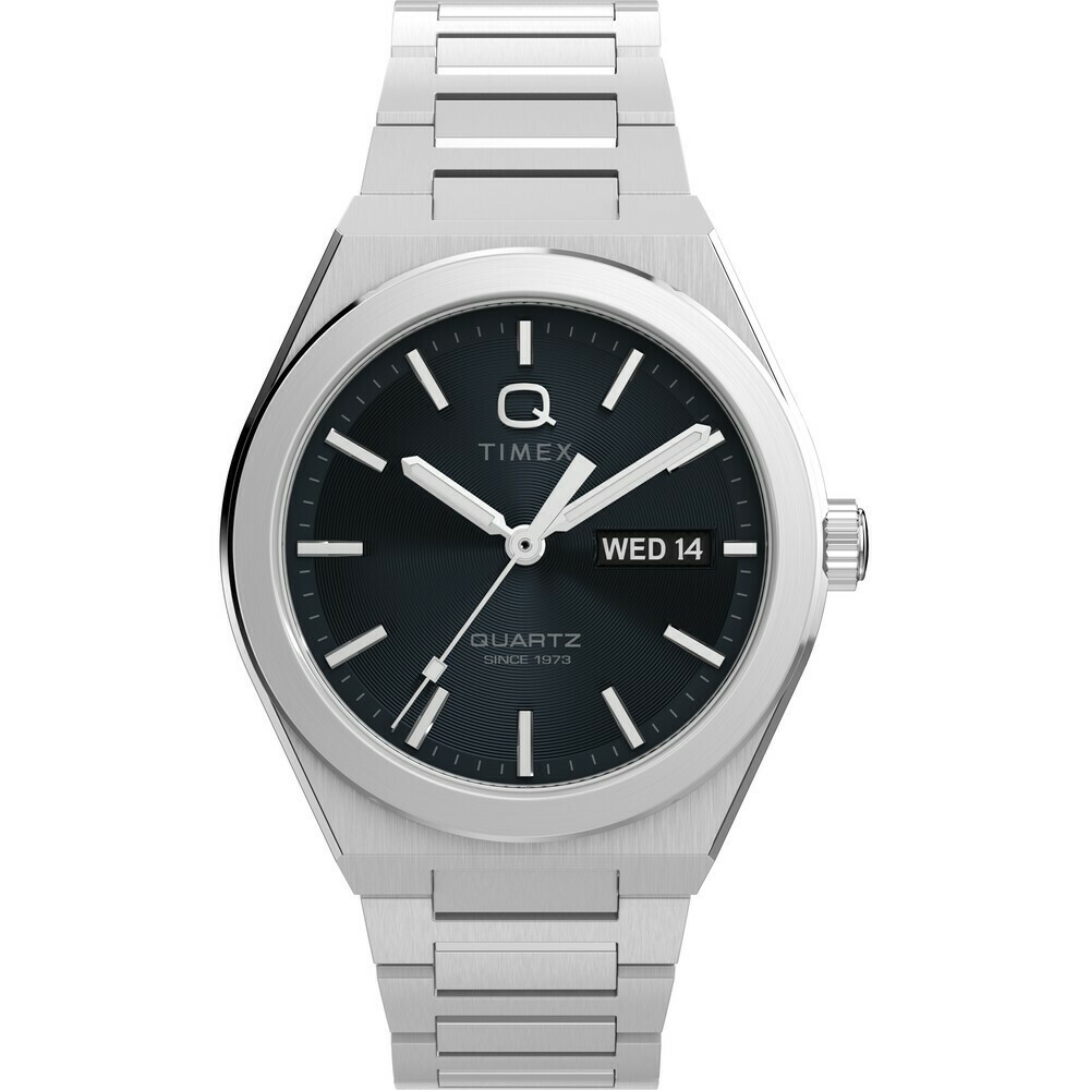 Montre TIMEX Q Continental Day and Date cadran noir 39 mm