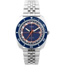Montre TIMEX Q Reissue Velocity cadran bleu 36 mm