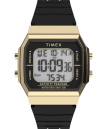 Montre TIMEX Sport Activity Tracker 40 mm dor&eacute; bracelet silicone noir