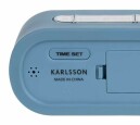 R&eacute;veil digital Karlsson en silicone bleu_arri&egrave;re