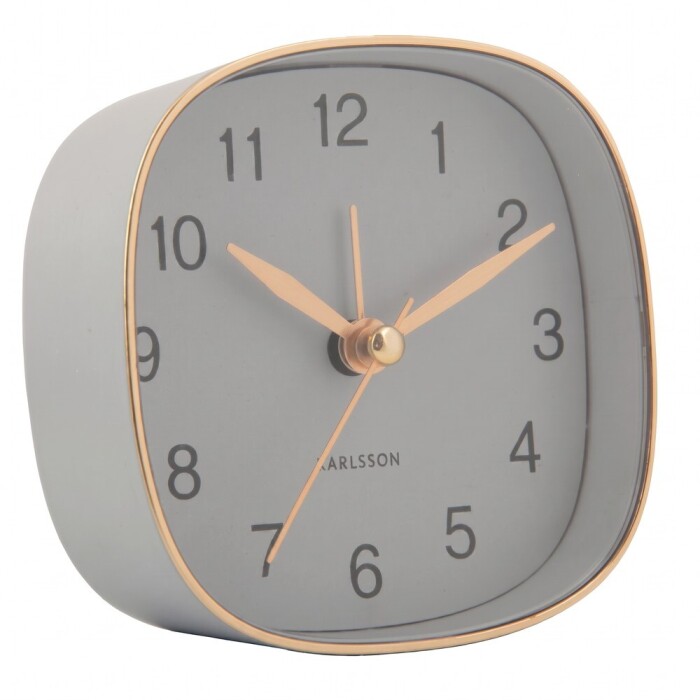 R&eacute;veil silencieux gris sonnerie bip-bip