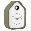Horloge coucou moderne kaki Karlsson forme maison