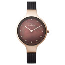 Montre OBAKU Sky couleur marron noyer