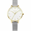Montre OBAKU Liv ronde en acier dor&eacute;