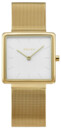 Montre OBAKU Kvadrat carr&eacute;e en acier dor&eacute;