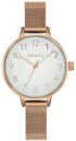 Montre OBAKU Syren ronde en acier rose