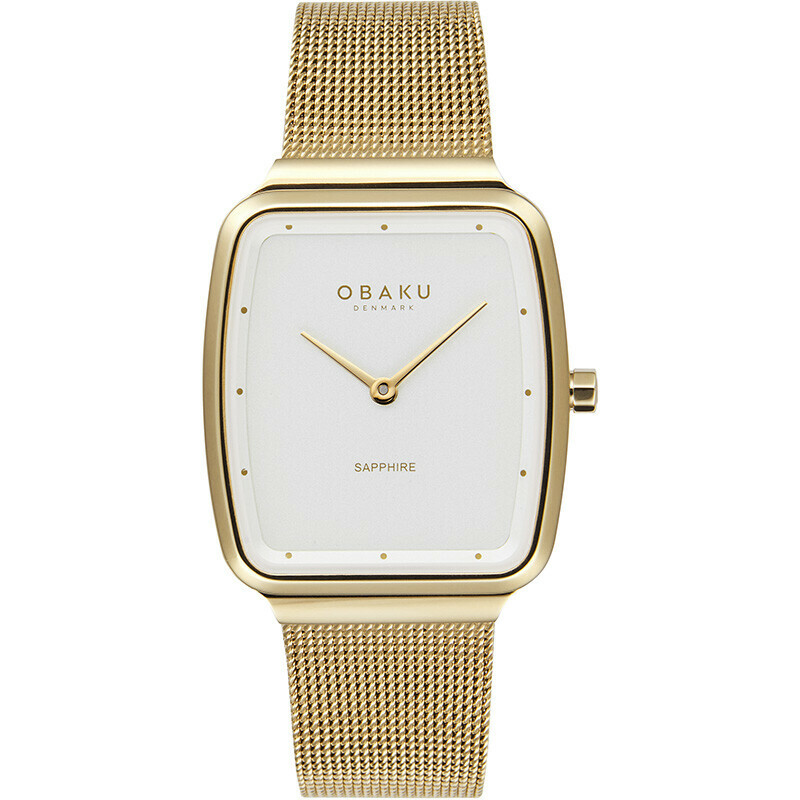 Montre OBAKU Tern lille dor&eacute;e ultra fine