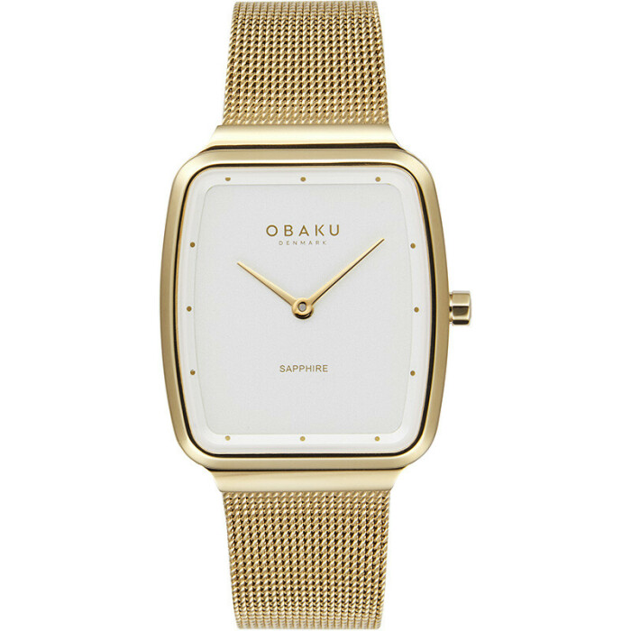 Montre OBAKU Tern lille dor&eacute;e ultra fine