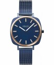 Montre OBAKU Punkter Lille bleu en acier cadran bleu marine
