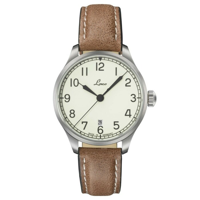 Montre Laco automatique Valencia 39 acier 862090