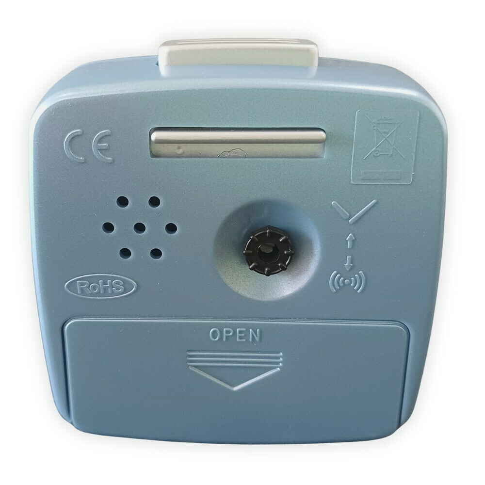 R&eacute;veil bleu &agrave; quartz sonnerie crescendo &agrave; r&eacute;p&eacute;tition Arri&egrave;re