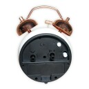 R&eacute;veil analogique blanc silencieux &agrave; cloches arri&egrave;re