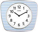 Pendule murale silencieuse bleue Vedette