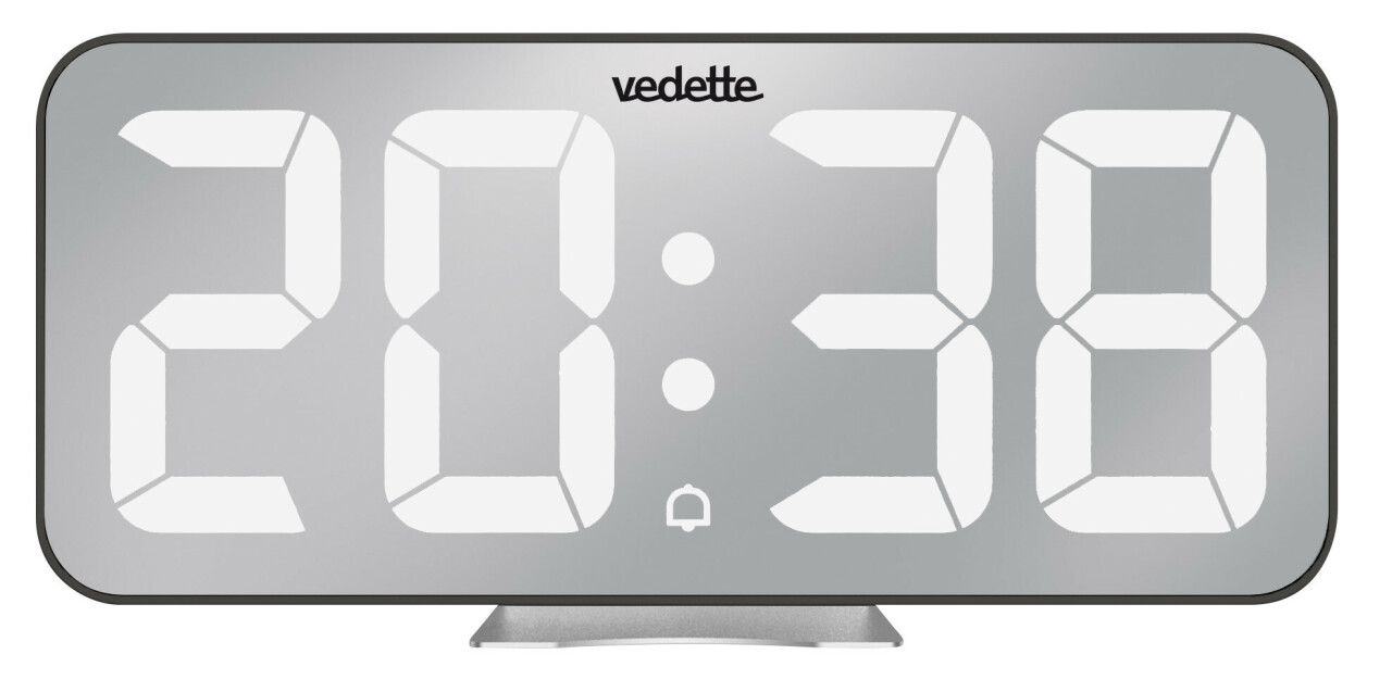 R&eacute;veil digital miroir Vedette sur secteur