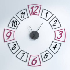 Horloge à quartz personnalisable Delta