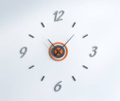 Horloge murale à quartz personnalisable Tic