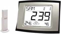 Station météo radio-pilotée grise