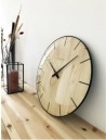 Pendule murale silencieuse en bois imprim&eacute;_situation