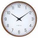 Horloge murale NeXtime fa&ccedil;on bois tr&egrave;s lisible