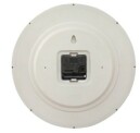 Pendule murale silencieuse blanche et lisible cadran blanc_arriere