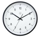 Pendule murale silencieuse blanche et lisible cadran blanc