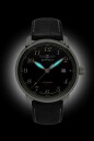 Montre LZ127 Graf cadran noir pour homme Zeppelin_situation nuit