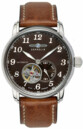 Montre LZ127 Graf c&oelig;ur ouvert cadran noir pour homme Zeppelin