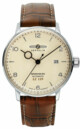 Montre automatique LZ129 Hindenburg bracelet cuir pour homme Zeppelin