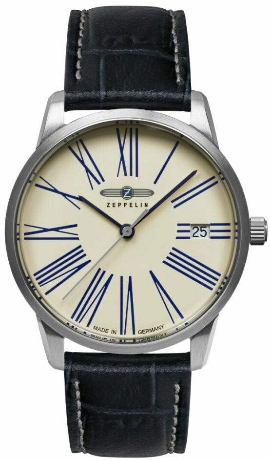 Montre automatique LZ129 Hindenburg bracelet cuir pour homme Zeppelin