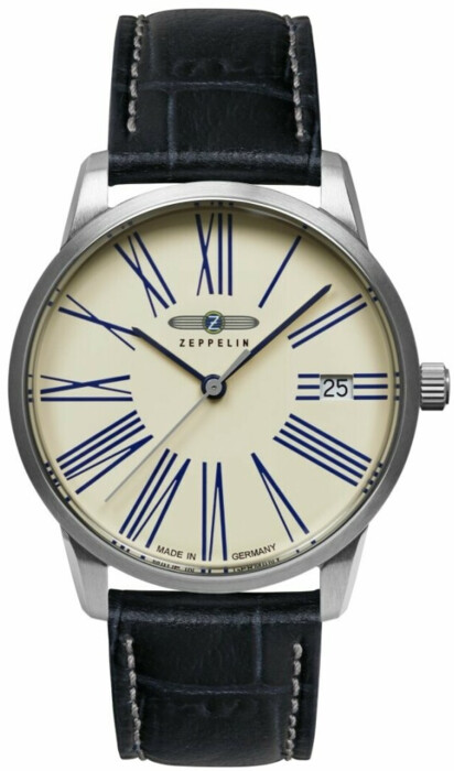 Montre automatique LZ129 Hindenburg bracelet cuir pour homme Zeppelin
