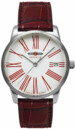 Montre automatique LZ129 Hindenburg bordeaux pour femme Zeppelin