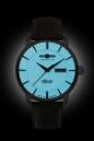 Montre automatique Zeppelin Atlantic affichage de date pour homme cadran beige_nuit