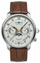 Montre Zeppelin Friedrichshafen phases de Lune jour date pour homme