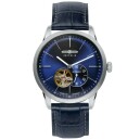Montre automatique Zeppelin open heart cadran bleu 7364-3
