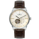 Montre automatique Zeppelin open heart cadran ivoire 7364-5
