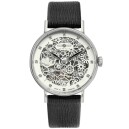 Montre automatique Zeppelin squelette femme argent&eacute;e 7461-1